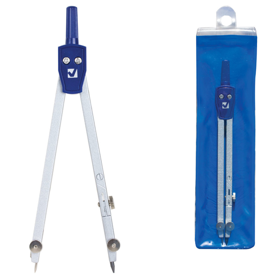 Циркуль Brauberg Student Oxford 140 мм в чехле 210316 цена за 5 шт , 